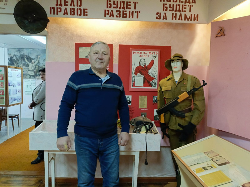 Встреча с участником боевых действий Горячевым Николаем Александровичем.