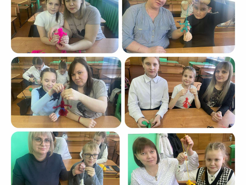 Семейный праздник - мастер-класс по изготовлению куклы-оберега.
